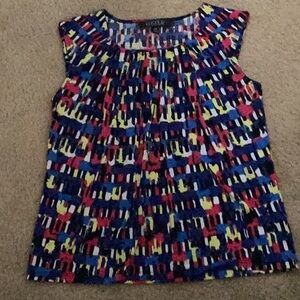 Kasper Multicolor Abstract Top